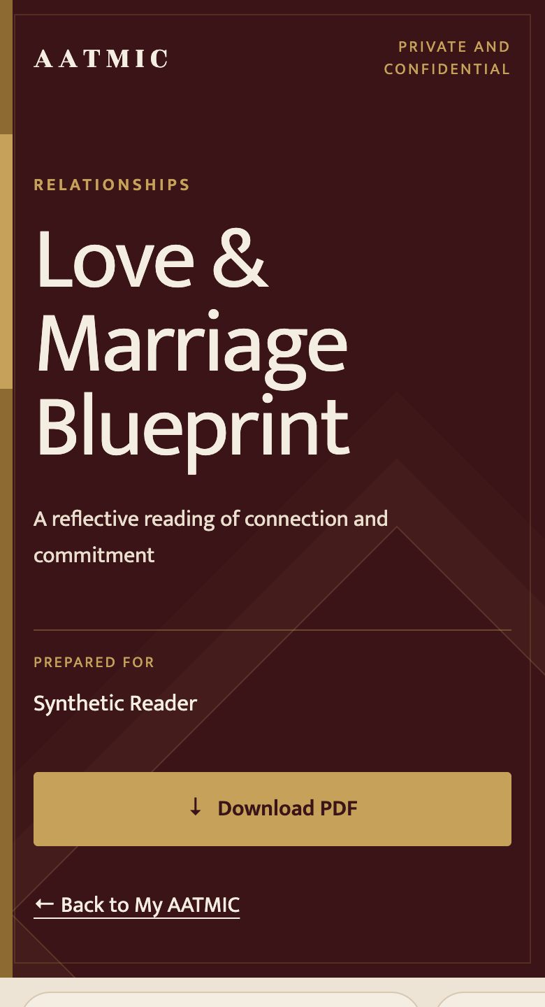The same sample reading on a phone, showing the cover and the download control.